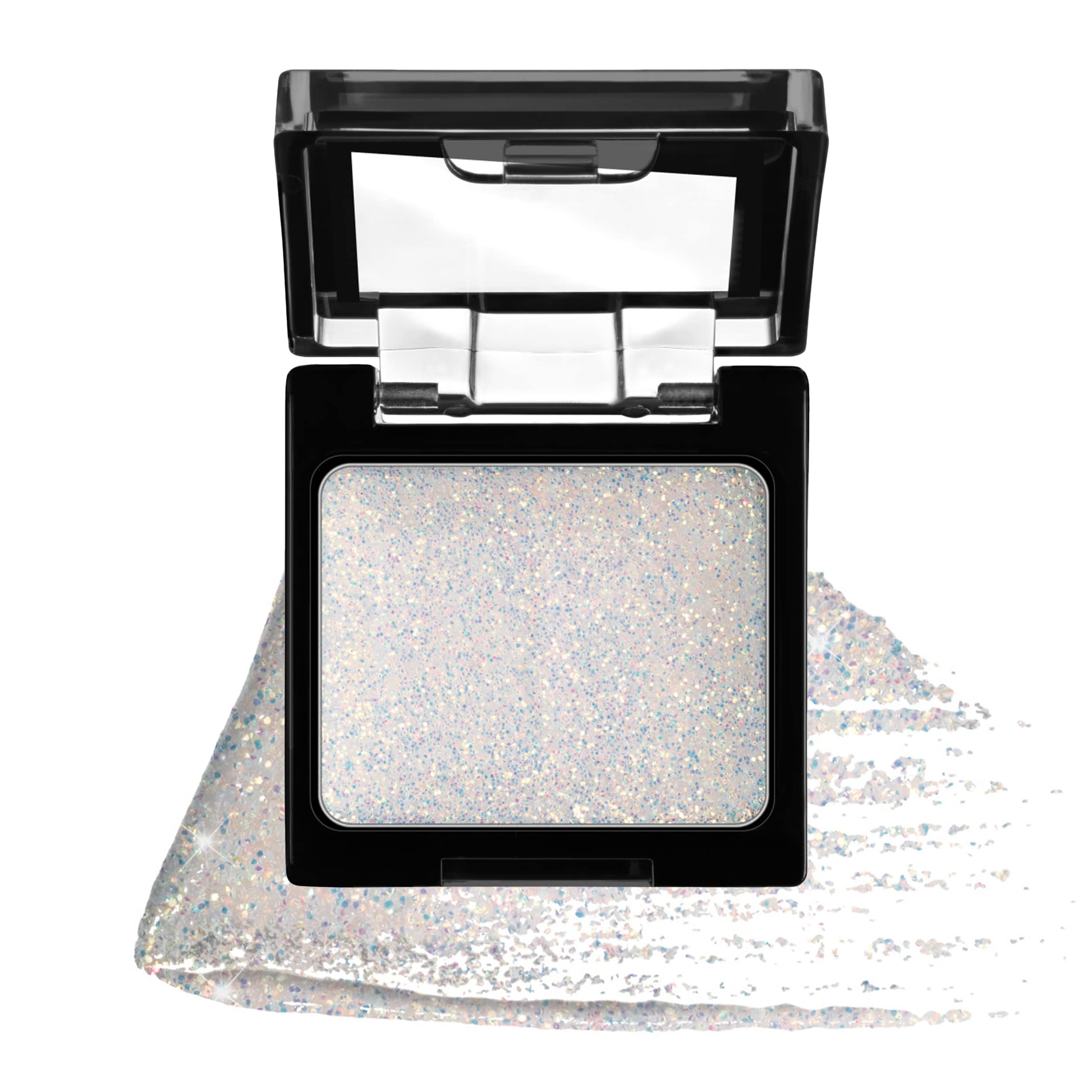 wet n wild Color Icon Eyeshadow Glitter - Ultra-Pigmented, Vitamin E Infused for a Silky-Smooth Moisturizing Application, Cruelty-Free & Vegan - Bleached